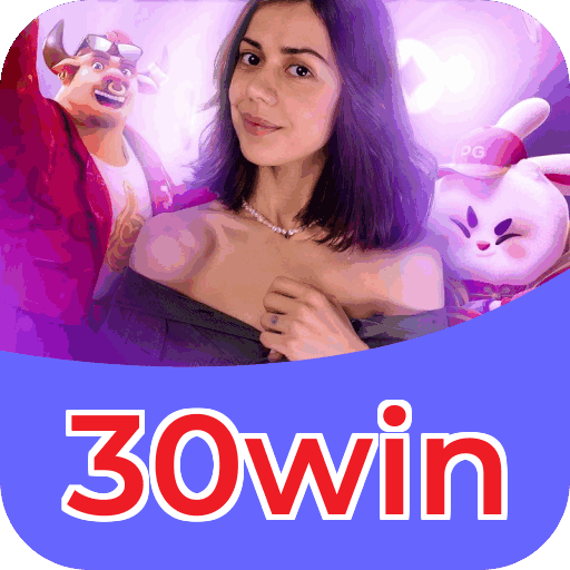 Interface do aplicativo 30win mostrando jogos disponíveis no iOS e Android